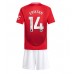 Maillot de foot Manchester United Christian Eriksen #14 Domicile vêtements enfant 2024-25 Manches Courtes (+ pantalon court)